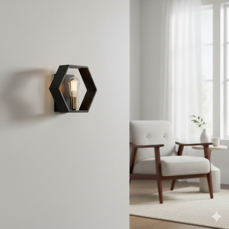 دیوارکوب فلزی D102