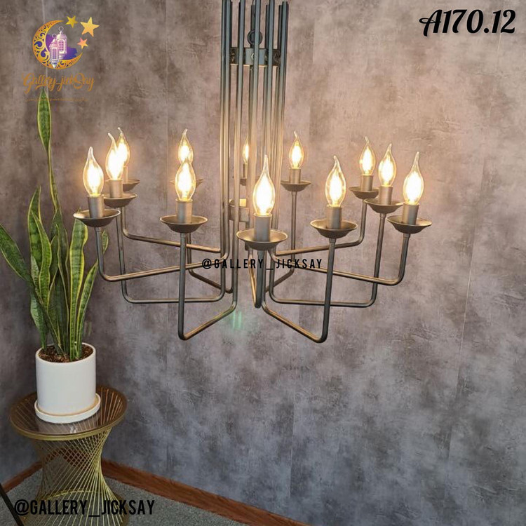 لوستر مدرن12 شعله A170