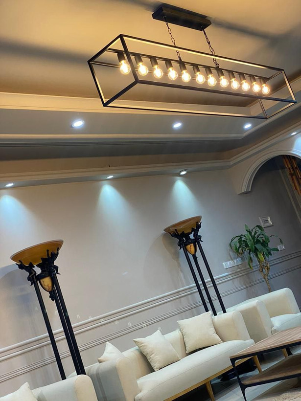 لوستر کانتری مدرن K105 با 7شعله
