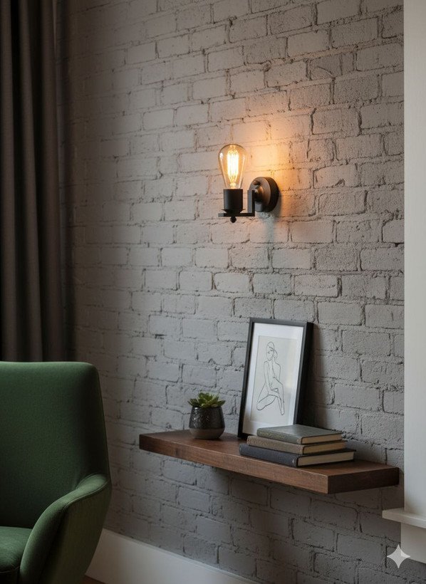دیوارکوب فلزی مدرن D106